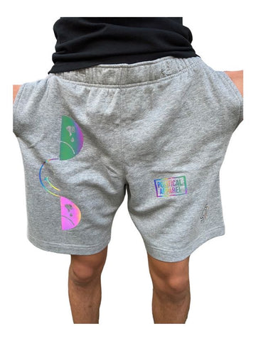 Gray 3M sweatshorts - Political Apparel